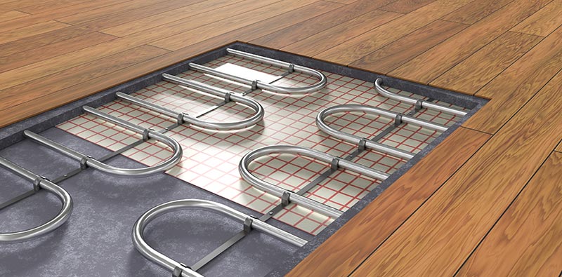 radiant floor heating in Holland, MI, and Allegan County